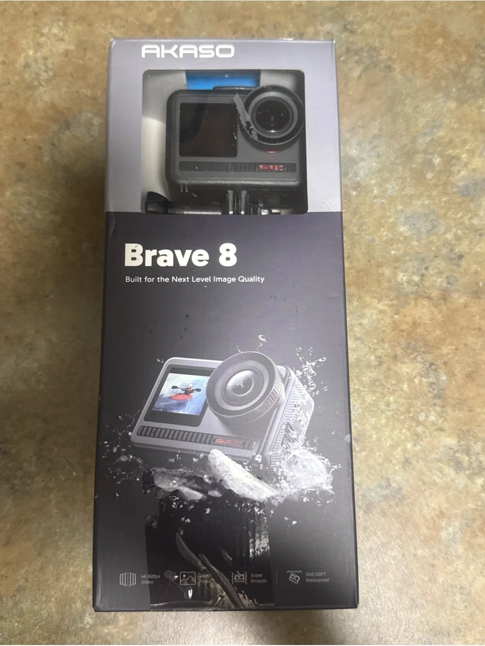 Brave 8 action camera 48mp super smooth image stabilizer 4k
